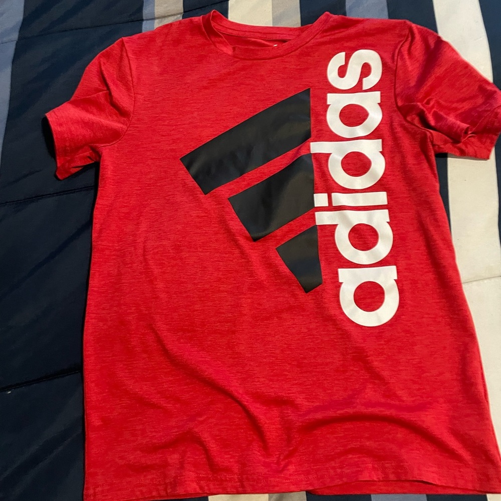 Adidas red shirt